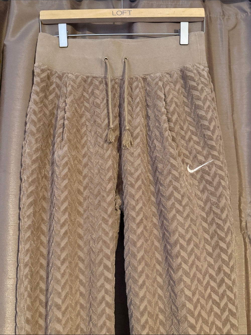 Nike Sportswear Everyday Modern Allover Jacquard Joggers /Towel Beige / Chestnut
